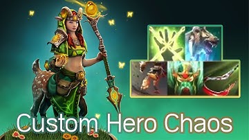 ENCHANTRESS Round 54 Best Skill Combo - Dota 2 Custom Hero Chaos