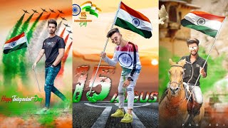 15 August Photo Editing | Picsart  happy Independence Day Photo Editing screenshot 4