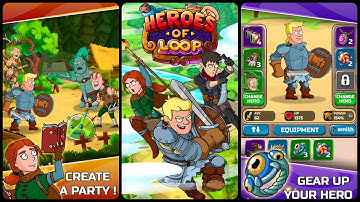 Heroes of Loop - IDLE MERGE Mobile Game | Gameplay Android