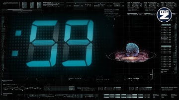 ⏳#Countdown 60 seconds - ⏱ #Blue #Digital #Timer 60 seconds with music - 60 秒倒數