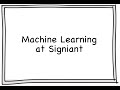 Separating Signal From Noise — Machine Learning at Signiant