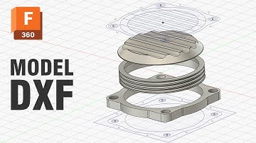 Make a Solid Model from a DXF file in Fusion 360