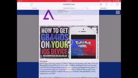 How to download GBA4IOS (NO JAILBREAK) iOS 9