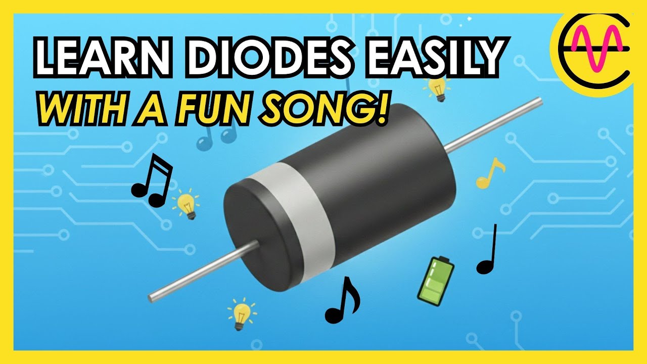 Diode Basics Explained | Learn with a Fun Song 🎶 for Electronics Beginners 聽歌學電子：二極體入門概念