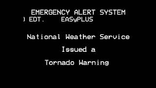 Real EAS Tornado Warning - Indiana Statewide Drill