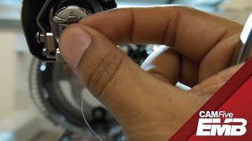 TUTORIAL 2| INSTALL THE BOBBIN THREAD AND ROTARY HOOK FOR CAPS AND HATS CAMFive EMBroidery Machine