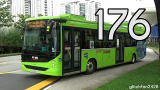 [SMRT] Electric - SG3086X on Service 176 - Linkker LM312 Gemilang