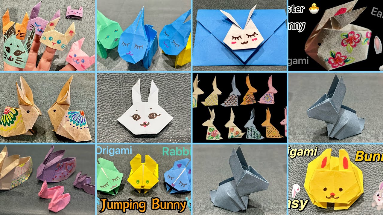 11 Ideas | How to Make an Easter Bunny Decor | Box Envelope| Origami ...