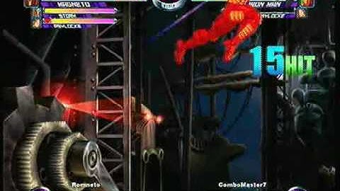 MvC2 Online (360): Brett (MSP) vs Combomaster7 (Mag/Psy/IM) 18 .:4.20.10:.