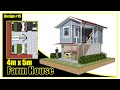 4mx5m | Tiny House 3D Idea | Tropical Farm House