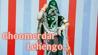 GHOOMERDAR LEHENGO || RAJASTHANI DANCE || AKANKSHA SHARMA || BY  KOMAL ||RAJASTHANI SONG