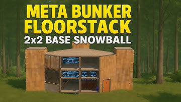 Rust’s Most BROKEN Snowball Base Triple BUNKER Floorstack 2x2 META