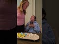 Family is cooked with eating candy