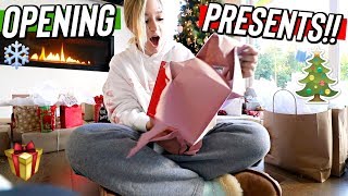 opening christmas presents + huge birthday surprise! vlogmas day 25