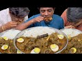 Mutton curry  egg curry  roti  rice  salad  chickenlegpiece