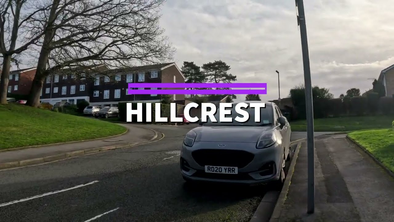 Winter in Weybridge, Surrey - Walking Tour with Ambient Sound