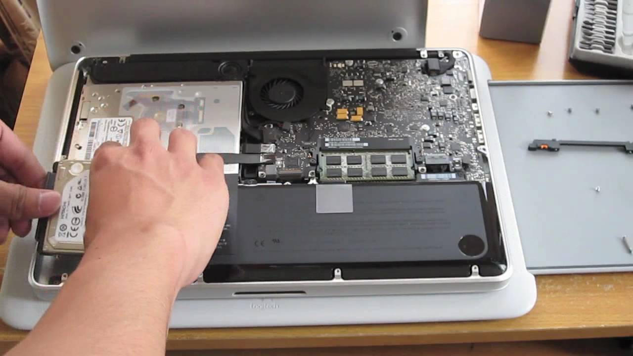 Macbook Pro 13 10 Hard Drive Upgrade Tutorial Youtube