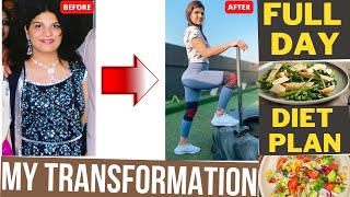 HOW I TRANSFORMED MY BODY | FULL DAY FAT LOSS DIET | imkavy
