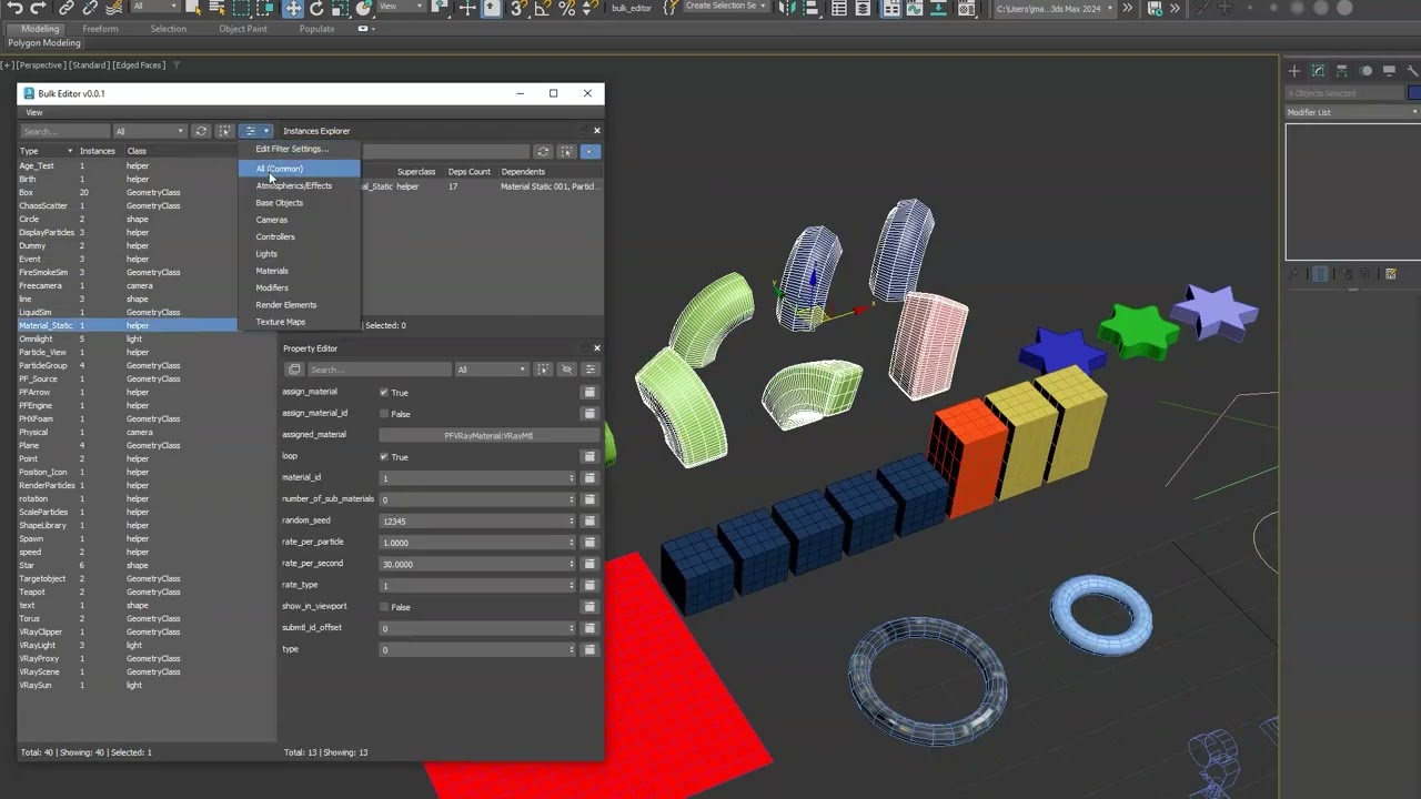 Bulk Editor - 3ds Max