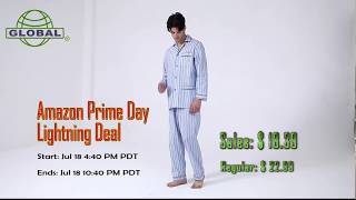 Men's Pajamas set Lightning Deal on Prime Day Week Amazon.com