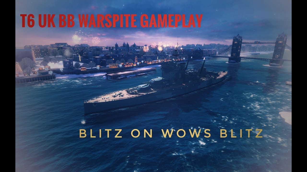WoWs Blitz Warspite Gameplay YouTube