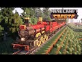 Hogwarts express in minecraft create mod   train tutorial