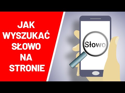 Wideo: Jak Znaleźć Słowo Na Stronie