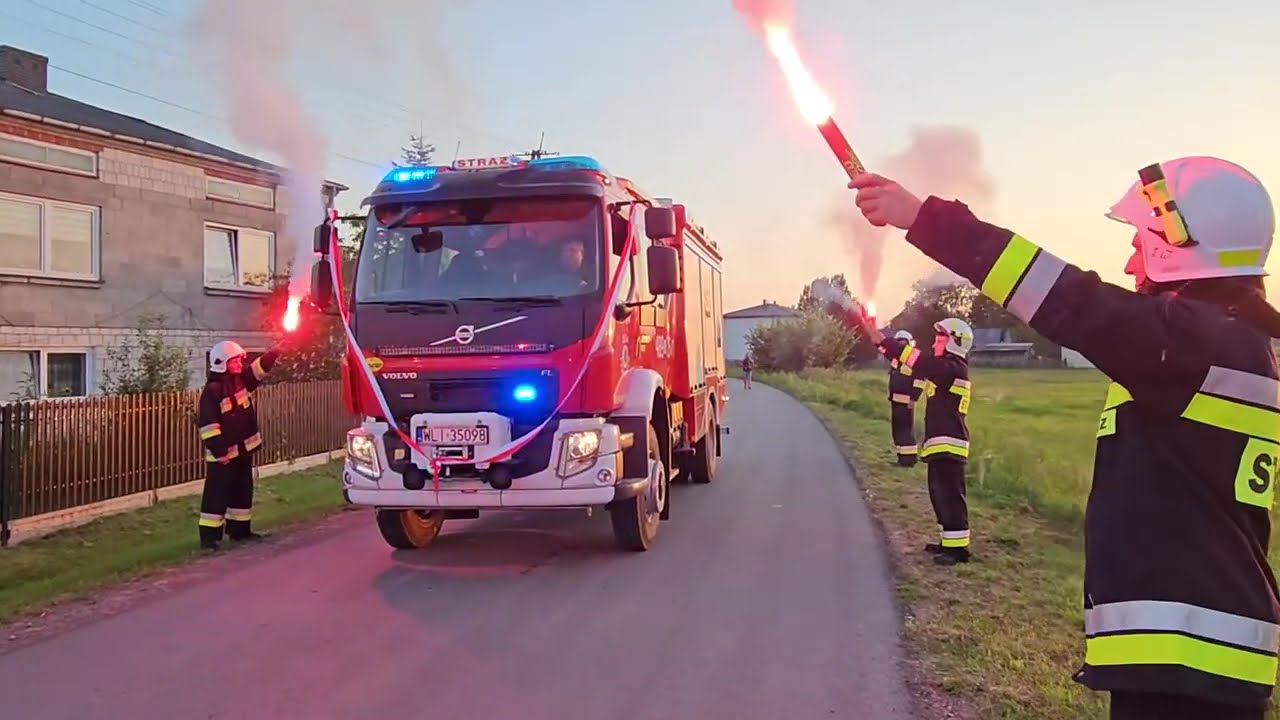 Nowy wóz OSP Tymienica | Volvo FL | GBA | BOCAR | Powitanie |