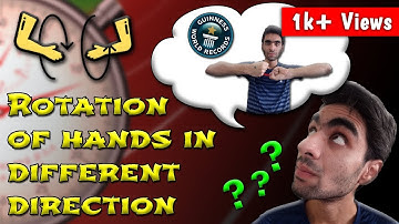 How to Rotate Hands in Opposite/Different Directions? | Bimanual Interference | Hindi & English sub.