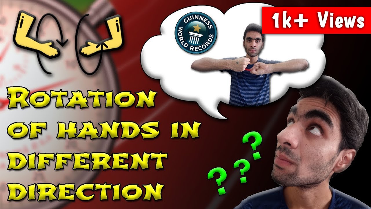 How to Rotate Hands in Opposite/Different Directions? | Bimanual ...