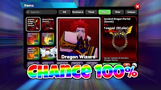 Ancient Dragon Portal Secret Dragon Wizard - Anime Defenders