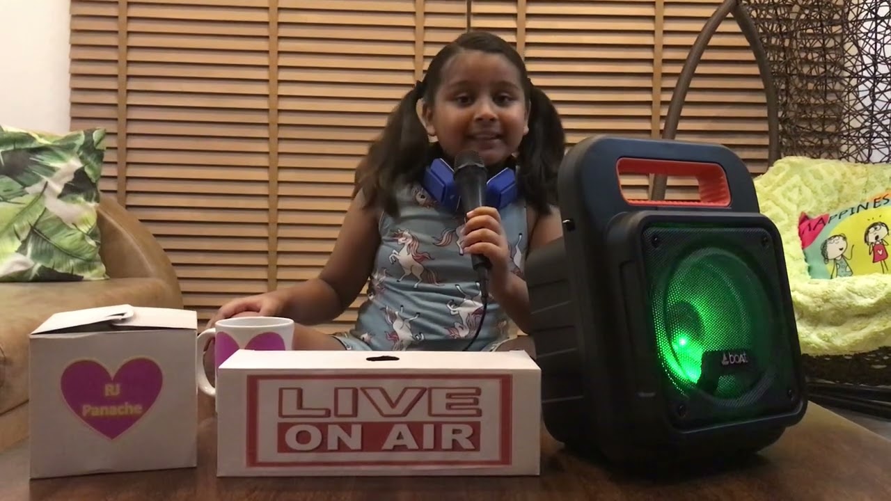 Radio Jockey Role play| RJ act for kids| Radio Jockey Competition ...