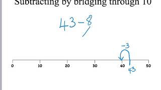 subtracting by bridging through ten