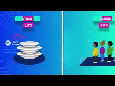 Stacks vs Queues in 60 Seconds! 🔥 #shorts