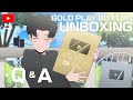 GOLD PLAY BUTTON UNBOXING + Q &amp; A | Pinoy Animation