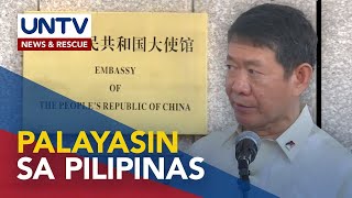 NSA Año, nais paalisin sa PH ang Chinese diplomats na sumusuway sa batas; China, pumalag