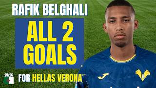 Rafik Belghali - All 2 Goals For Hellas Verona In 202526 Skills Highlights