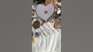 Personalized wedding drop box | Guestbook alternative design | Acrylic wedding guestbook