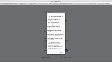 Google Calendar OAuth Grant Process in Appy Pie Connect | Demonstration