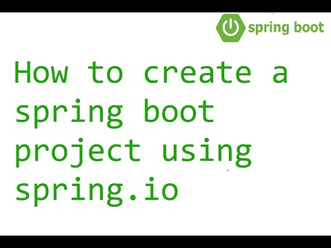 How to create spring Boot Project using spring Initializr, Spring boot project