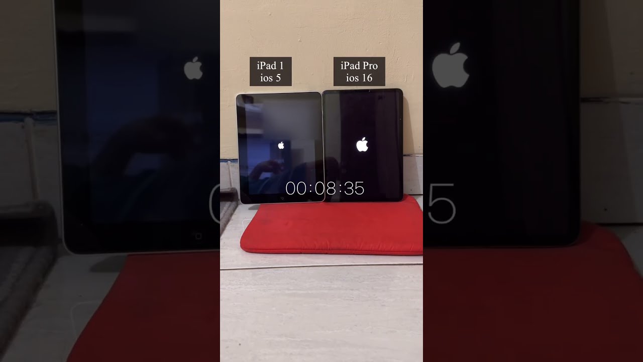 Comparison IPad Pro Vs 1 Test Boot Faster Shorts