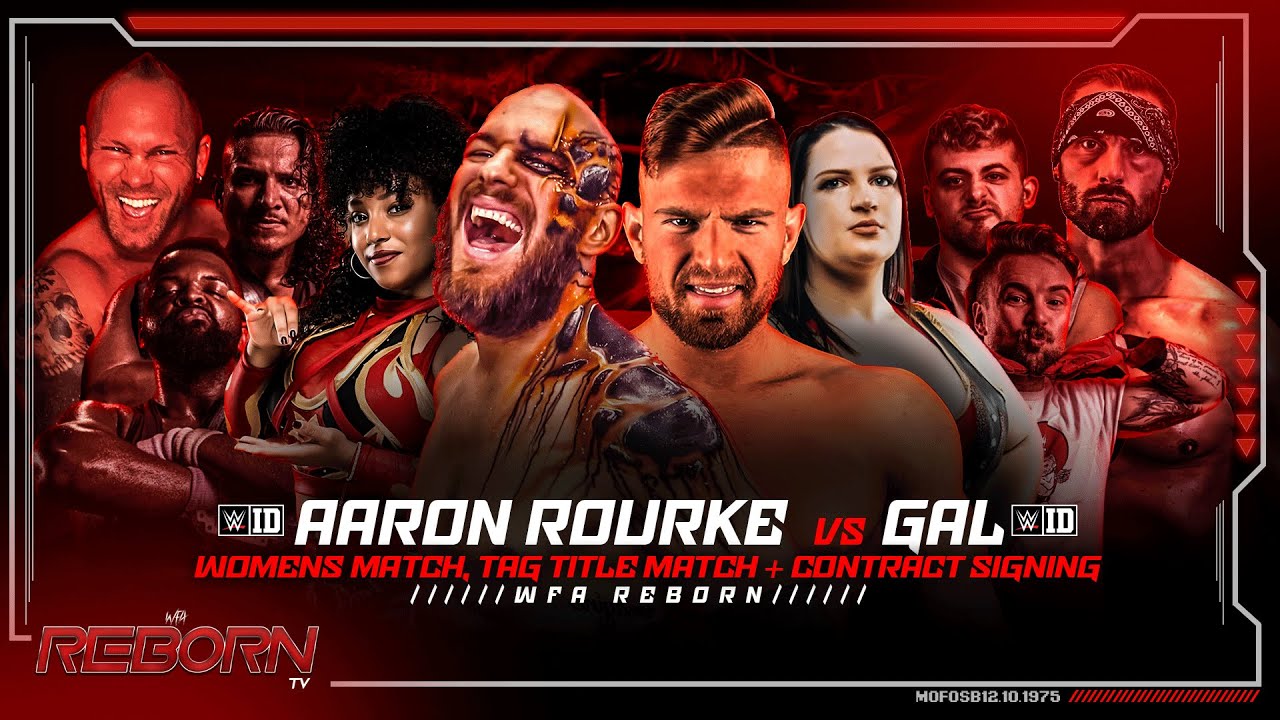WWE ID : Aaron Rourke Vs GAL for WFA Championship + Women’s Match & Tag Team Title Match