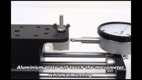 WeMacro focus stacking rail 1micron test