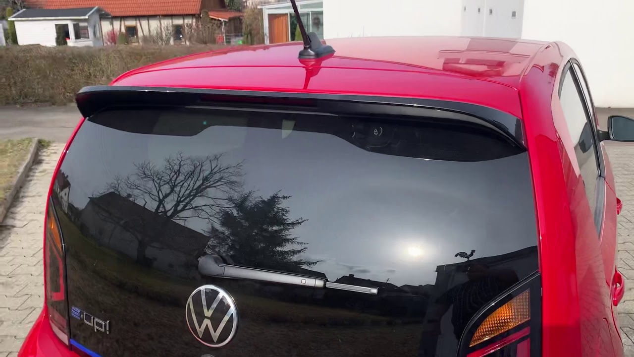 VW e-up Tuning Styling Original GTI Spoiler nachrüsten UP E-UP Sondermodell  UNITED 