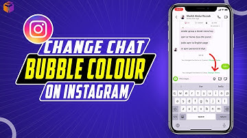 how to change chat bubble color on Instagram 2023
