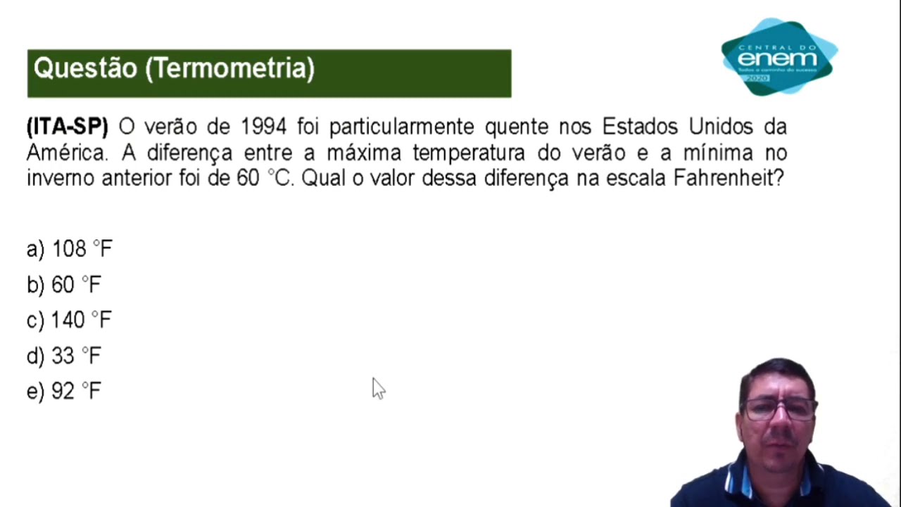 Resolução de Questões - TERMOMETRIA