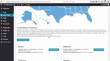 Magic Page Plugin - Installing Location Databases
