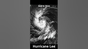 Hurricane Lee Rapid Intensification #shorts