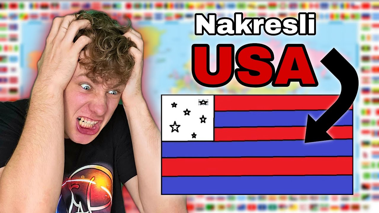 KRESLÍM VLAJKY Z PAMĚTI🤯 *STRHUJÍCÍ* 😡