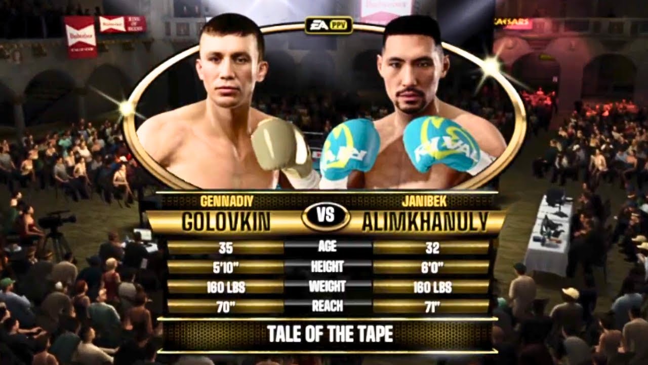 Gennady Golovkin vs Janibek Alimkhanuly FULL FIGHT | Fight Night Forever AI Simulation Gameplay